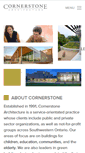 Mobile Screenshot of cornerstonearchitecture.ca