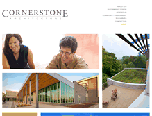 Tablet Screenshot of cornerstonearchitecture.ca